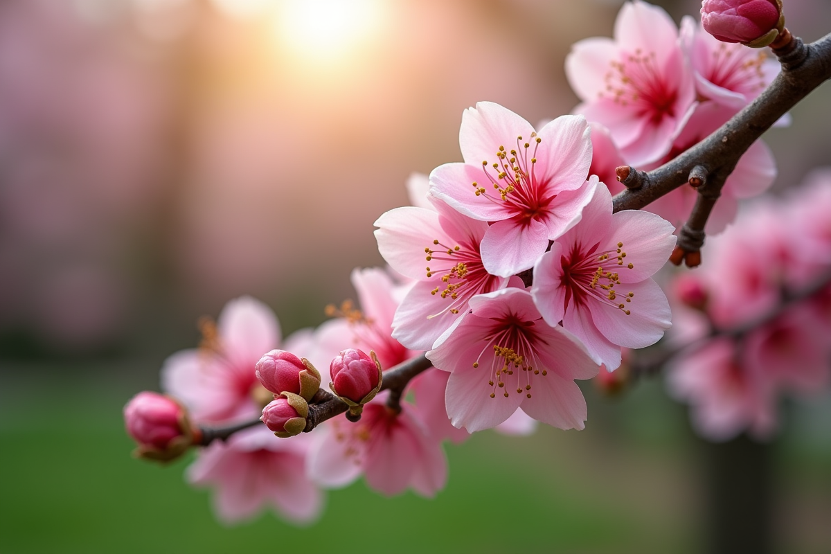 arbres fleurs