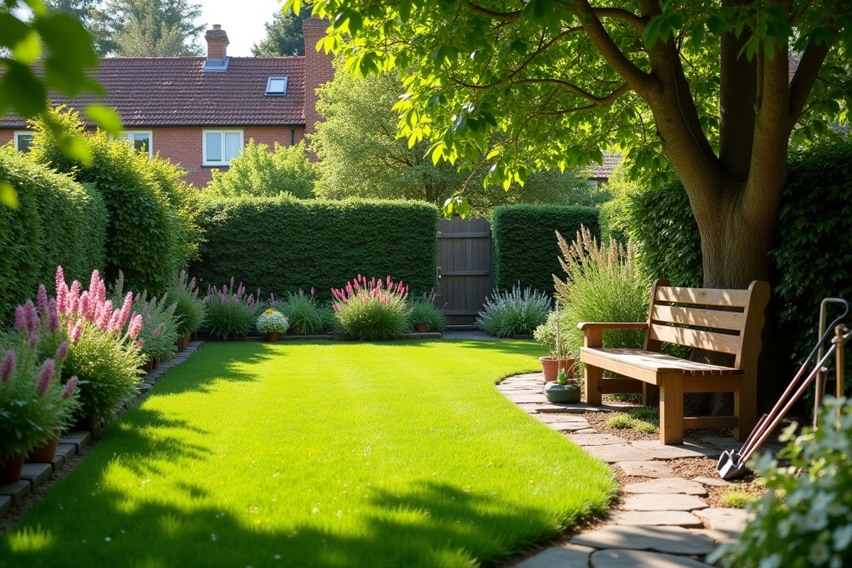 jardin fleuri